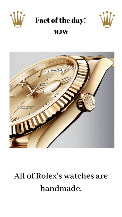 are rolex watches hand made or automated